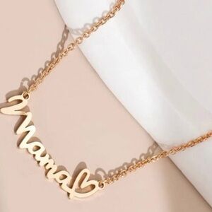 Dainty Elegant Mama' Necklace 18” chain NEW Makes a nice gift.